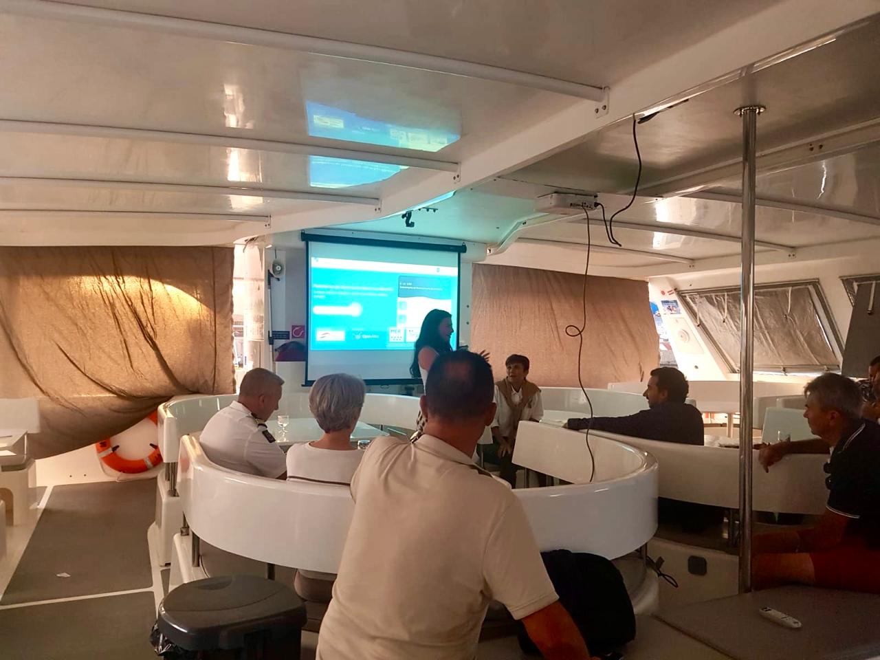 Présentation de la plateforme de l'économie bleue lors de l'afterwork